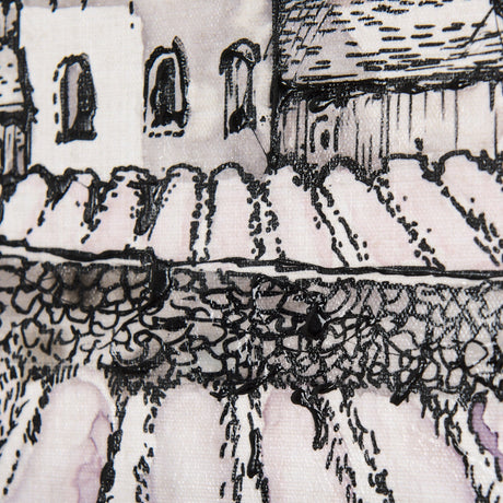 Travel memories II by Mercana Studio a Hand Embellished Textured Canvas by Mercana at Eve Furniture