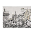 Travel memories III by Mercana Studio a Hand Embellished Textured Canvas by Mercana at Eve Furniture