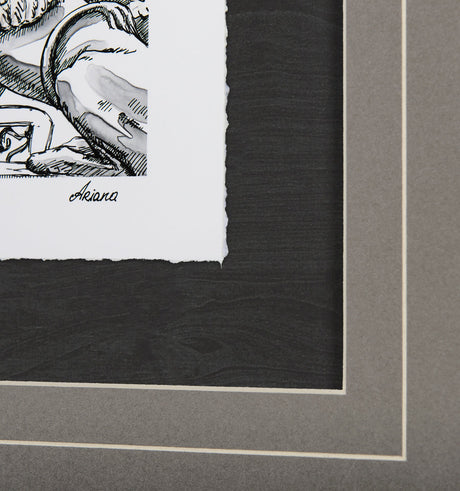 Travel memories III by Natalia a Framed Art Print Matted under Glass by Mercana at Eve Furniture