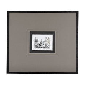 Travel memories III by Natalia a Framed Art Print Matted under Glass by Mercana at Eve Furniture