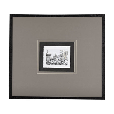 Travel memories III by Natalia a Framed Art Print Matted under Glass by Mercana at Eve Furniture