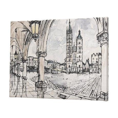 Travel memories IV by Mercana Studio a Hand Embellished Textured Canvas by Mercana at Eve Furniture