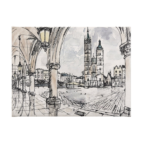 Travel memories IV by Mercana Studio a Hand Embellished Textured Canvas by Mercana at Eve Furniture