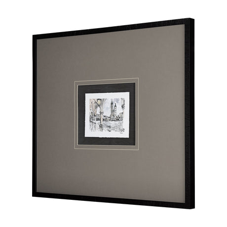 Travel memories IV by Natalia a Framed Art Print Matted under Glass by Mercana at Eve Furniture
