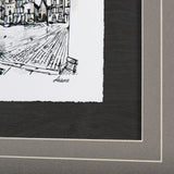 Travel memories IV by Natalia a Framed Art Print Matted under Glass by Mercana at Eve Furniture