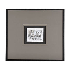 Travel memories IV by Natalia a Framed Art Print Matted under Glass by Mercana at Eve Furniture