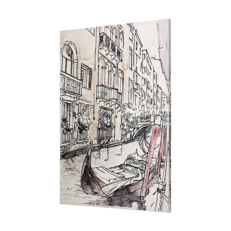 Travel Memories V by Mercana Studio a Hand Embellished Textured Canvas by Mercana at Eve Furniture