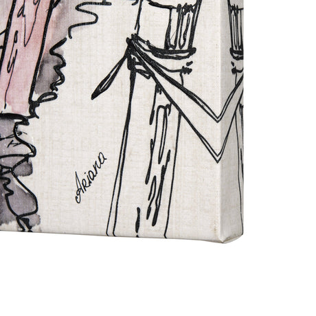 Travel memories V by Mercana Studio a Hand Embellished Textured Canvas by Mercana at Eve Furniture
