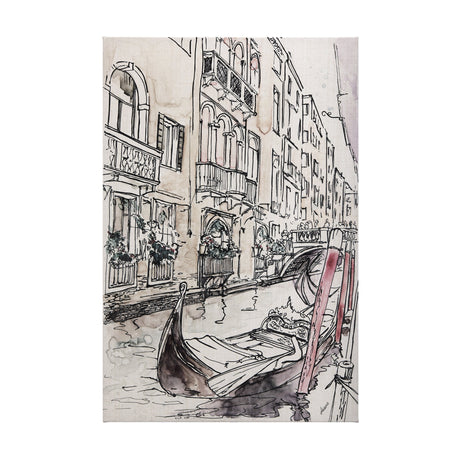 Travel Memories V by Mercana Studio a Hand Embellished Textured Canvas by Mercana at Eve Furniture