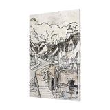 Travel Memories VI by Mercana Studio a Hand Embellished Textured Canvas by Mercana at Eve Furniture