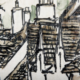 Travel Memories VI by Mercana Studio a Hand Embellished Textured Canvas by Mercana at Eve Furniture