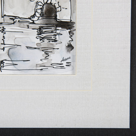 Travel memories VI by Natalia a Framed Art Print Matted under Glass by Mercana at Eve Furniture