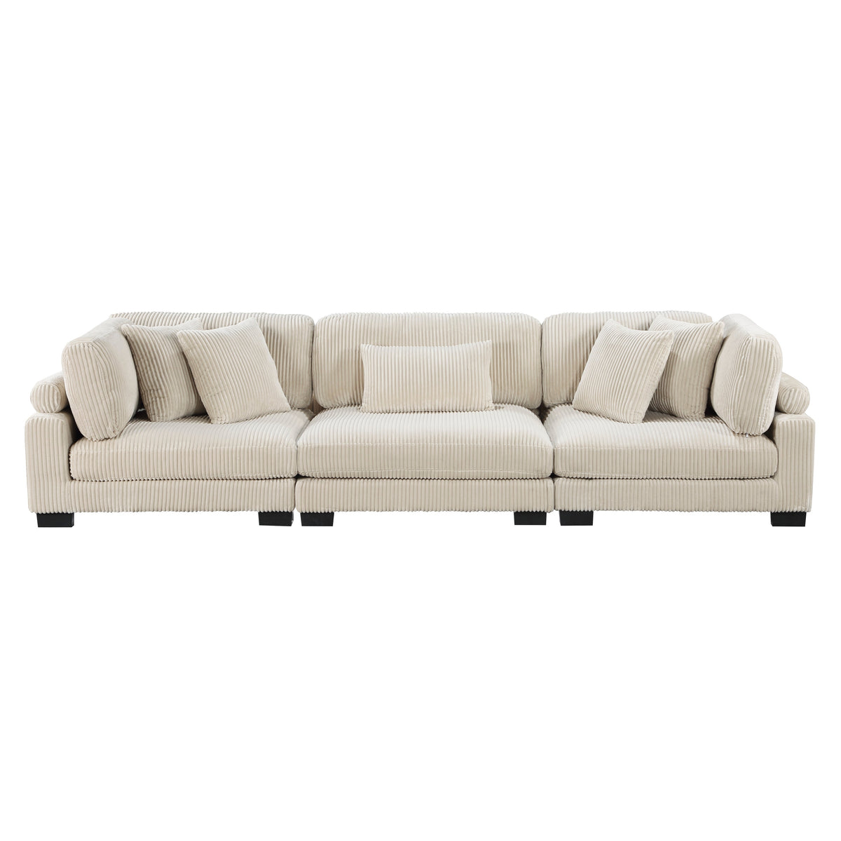 Traverse Beige 2-Piece Chaise Lounge by Homelegance at Eve Furniture