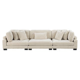 Traverse Beige 2-Piece Chaise Lounge by Homelegance at Eve Furniture