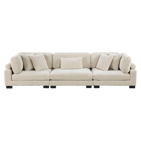Traverse Beige 2-Piece Chaise Lounge by Homelegance at Eve Furniture
