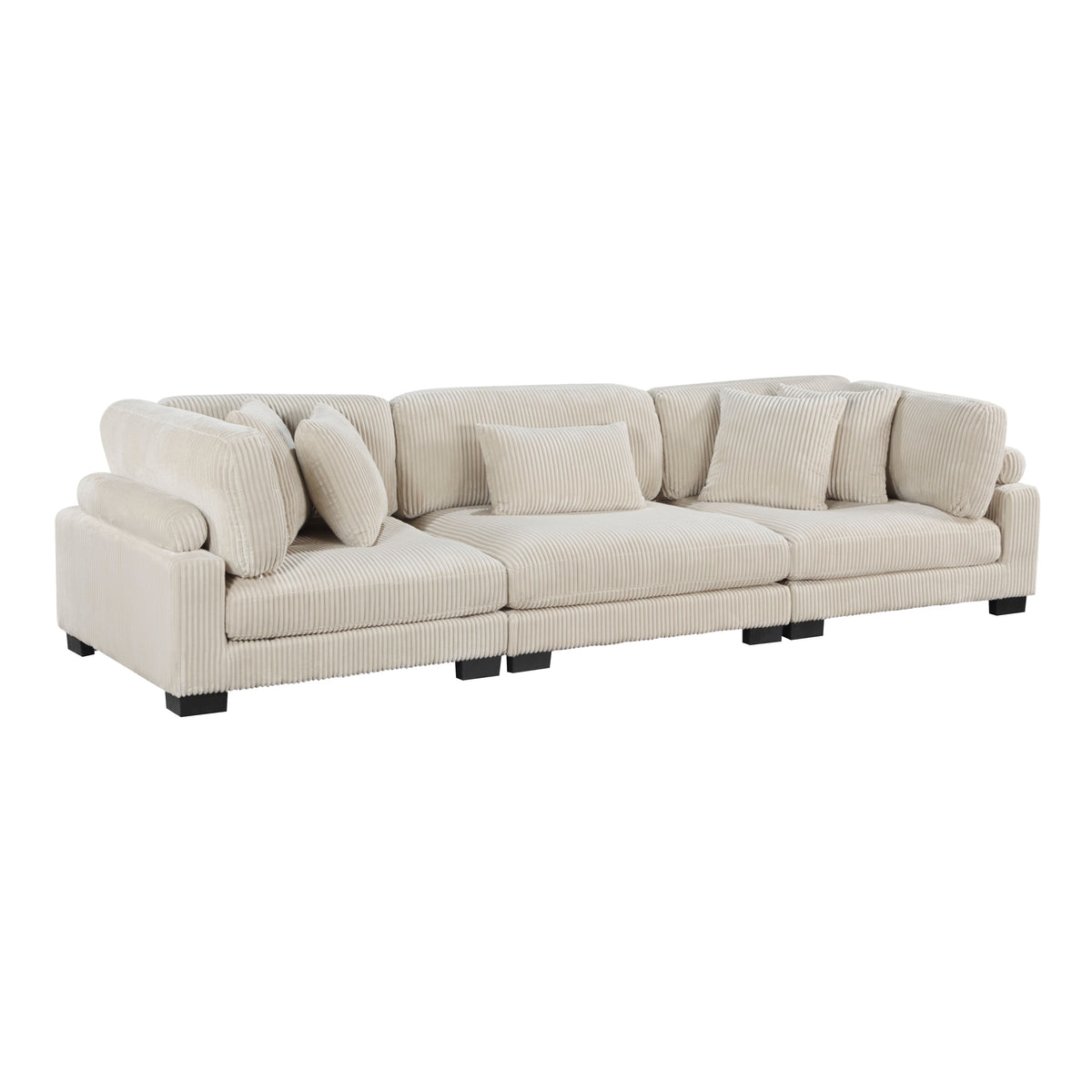Traverse Beige 2-Piece Chaise Lounge by Homelegance at Eve Furniture