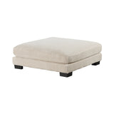 Traverse Beige 4-Piece Corduroy Modular Sectional with Ottoman by Homelegance at Eve Furniture