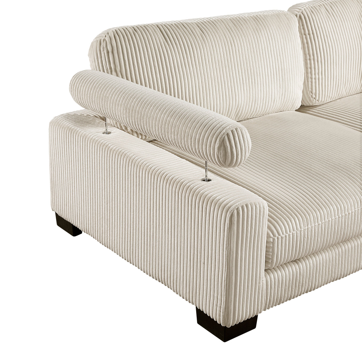 Traverse Beige 4-Piece Modular Sectional by Homelegance at Eve Furniture