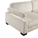 Traverse Beige 4-Piece Modular Sectional by Homelegance at Eve Furniture