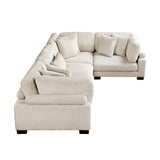 Traverse Beige 4-Piece Modular Sectional by Homelegance at Eve Furniture