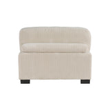 Traverse Beige 6-Piece Corduroy Modular Sectional by Homelegance at Eve Furniture