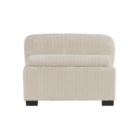 Traverse Beige 6-Piece Corduroy Modular Sectional by Homelegance at Eve Furniture