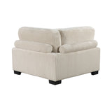 Traverse Beige 6-Piece Corduroy Modular Sectional by Homelegance at Eve Furniture