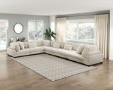 Traverse Beige 6-Piece Corduroy Modular Sectional by Homelegance at Eve Furniture