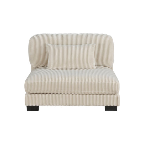 Traverse Beige 6-Piece Modular Sectional with Reversible Chaise by Homelegance at Eve Furniture