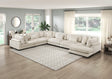 Traverse Beige 6-Piece Modular Sectional with Reversible Chaise by Homelegance at Eve Furniture
