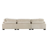 Traverse Beige Corduroy 3-Piece Sofa by Homelegance at Eve Furniture
