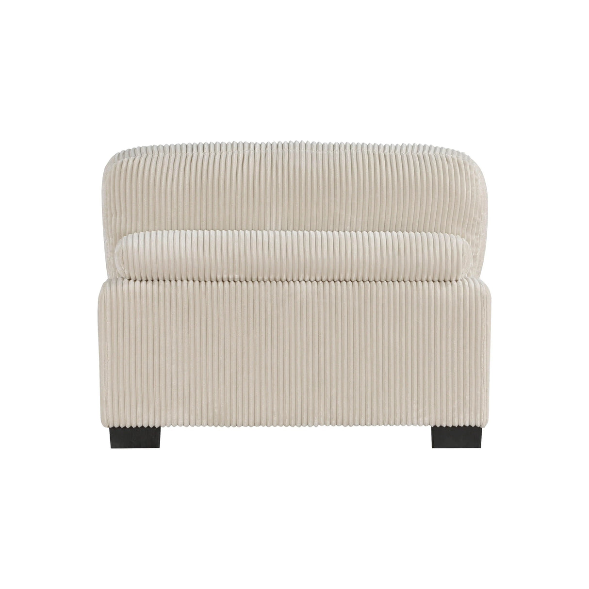 Traverse Beige Corduroy 5-Piece Modular Sectional with Ottoman by Homelegance at Eve Furniture