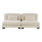 Traverse Beige Corduroy 6-Piece Modular Sectional with Ottoman by Homelegance at Eve Furniture