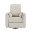 Traverse Beige Swivel Glider Reclining Chair by Homelegance at Eve Furniture