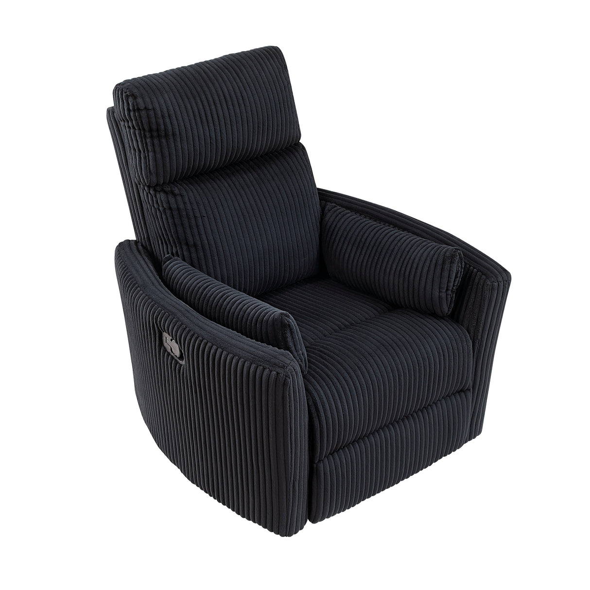 Traverse Black Swivel Glider Reclining Chair