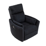 Traverse Black Swivel Glider Reclining Chair