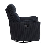 Traverse Black Swivel Glider Reclining Chair