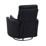 Traverse Black Swivel Glider Reclining Chair