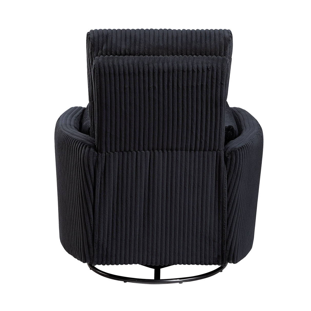 Traverse Black Swivel Glider Reclining Chair