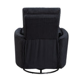 Traverse Black Swivel Glider Reclining Chair