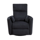 Traverse Black Swivel Glider Reclining Chair