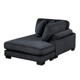 Traverse Black4-Piece Modular Sectional with Reversible Chaise by Homelegance at Eve Furniture