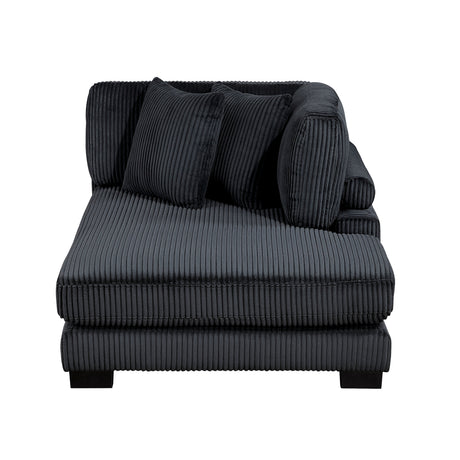 Traverse Black4-Piece Modular Sectional with Reversible Chaise by Homelegance at Eve Furniture