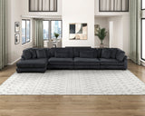 Traverse Black4-Piece Modular Sectional with Reversible Chaise by Homelegance at Eve Furniture