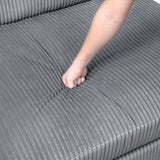Traverse Gray 2-Piece Chaise Lounge by Homelegance at Eve Furniture