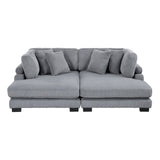 Traverse Gray 2-Piece Chaise Lounge by Homelegance at Eve Furniture