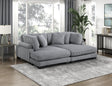 Traverse Gray 2-Piece Chaise Lounge by Homelegance at Eve Furniture