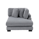 Traverse Gray 3-Piece Modular Sectional with Reversible Chaise by Homelegance at Eve Furniture