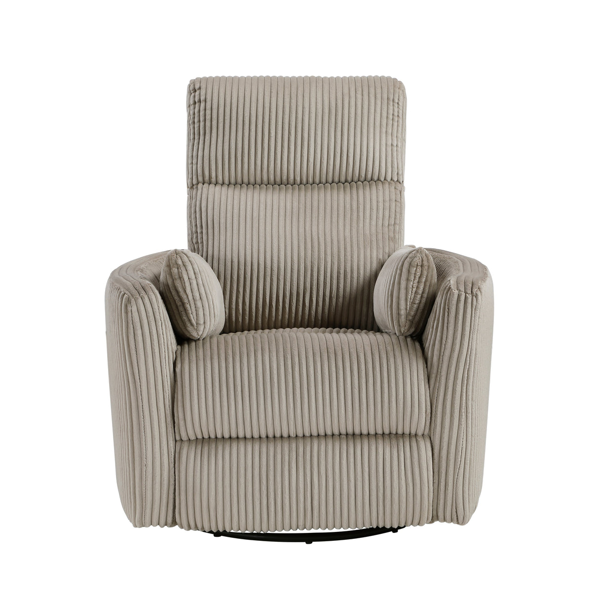 Traverse Gray Swivel Glider Reclining Chair by Homelegance at Eve Furniture