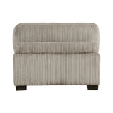 Traverse Taupe 4-Piece Corduroy Modular Sectional by Homelegance at Eve Furniture